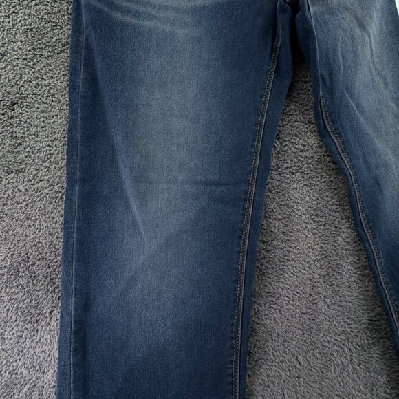 DENIZEN From Levi's Women's Jeans 14 Reg Blue Denim Elastic Waist Athletic Pull - Picture 5 of 14